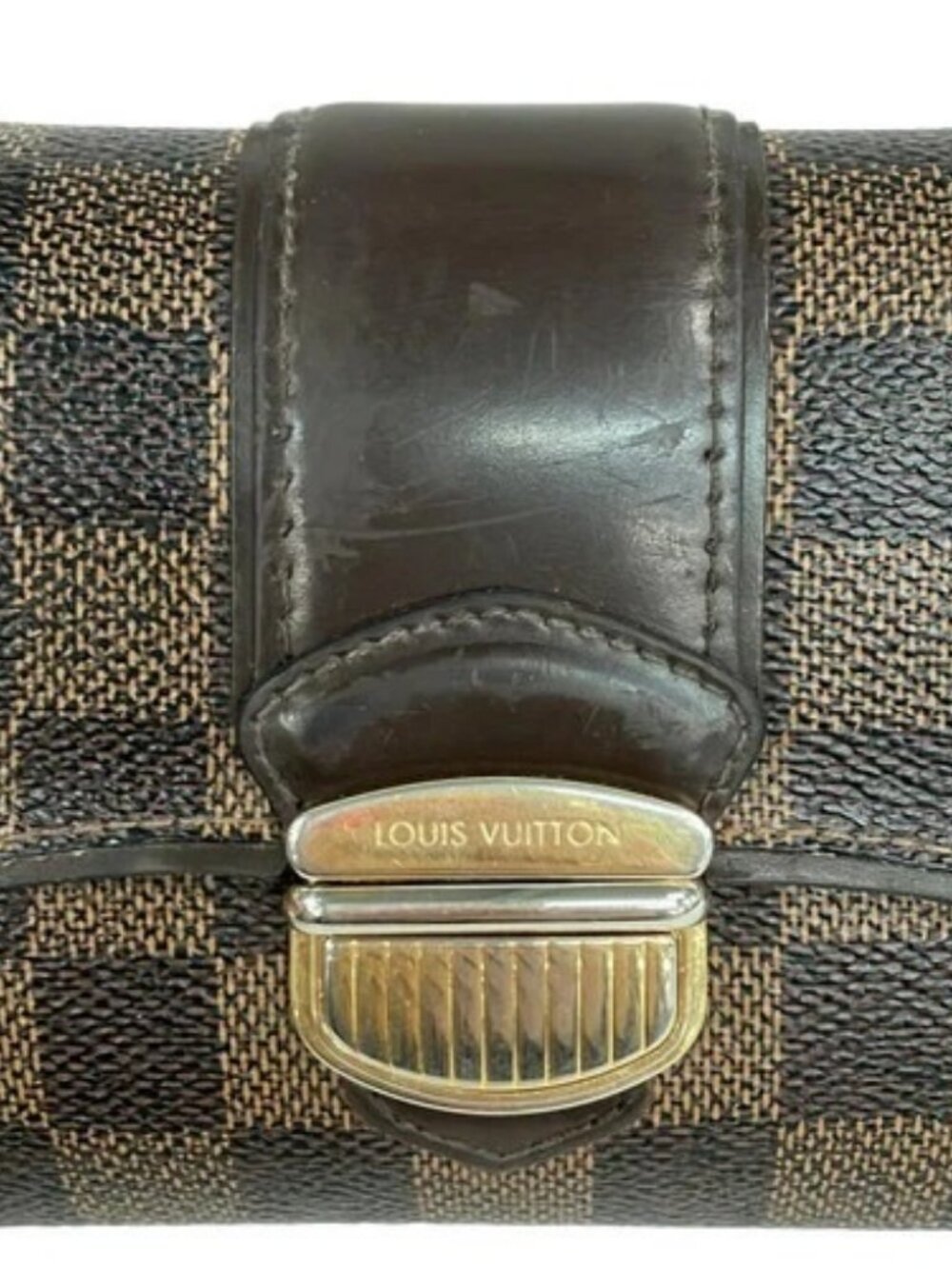 LOUIS VUITTON Portefeuil Sistine N61747 Ebene Damier - CA2150 Long Wallet - Picture 12 of 15